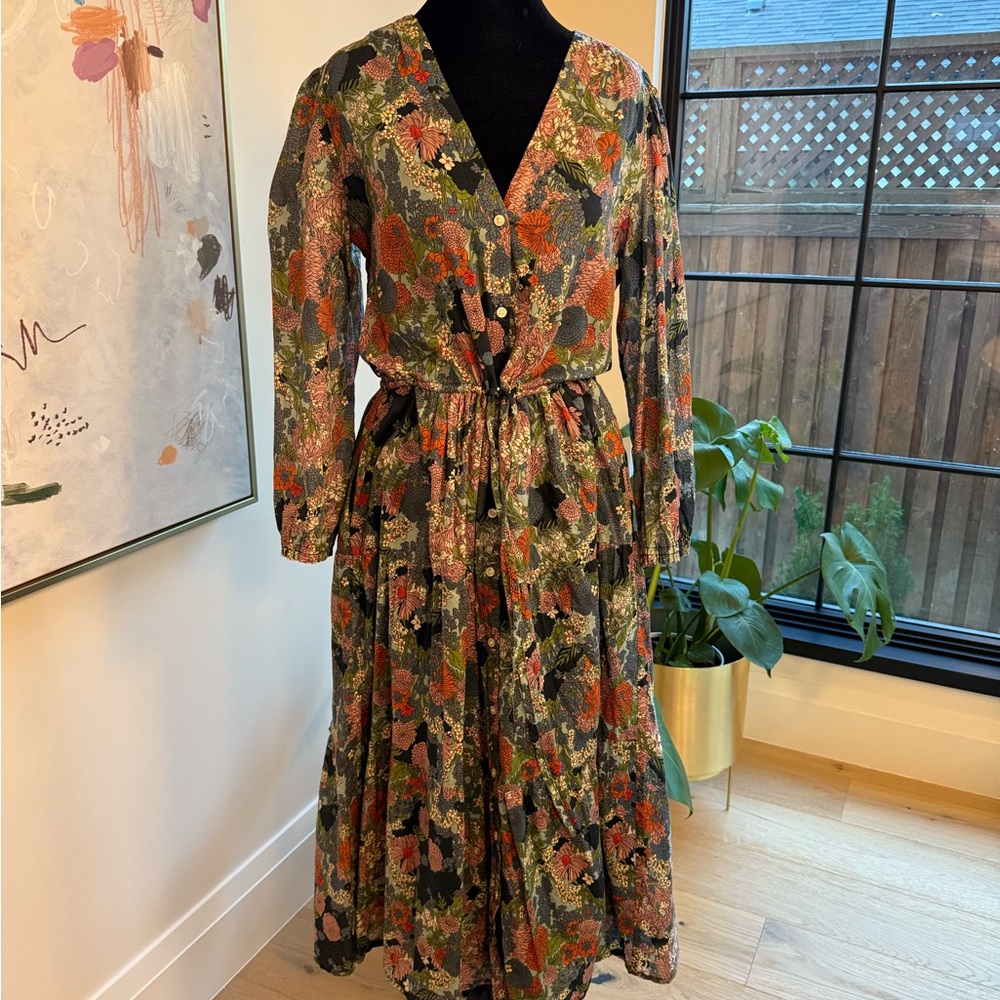 Trovata Ainsley B Floral Long Sleeve Dress